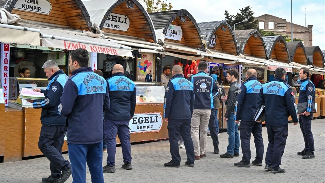 Beşiktaş'ta Hanutçuluk Yapan 4 İşletme Geçici Olarak Kapatıldı