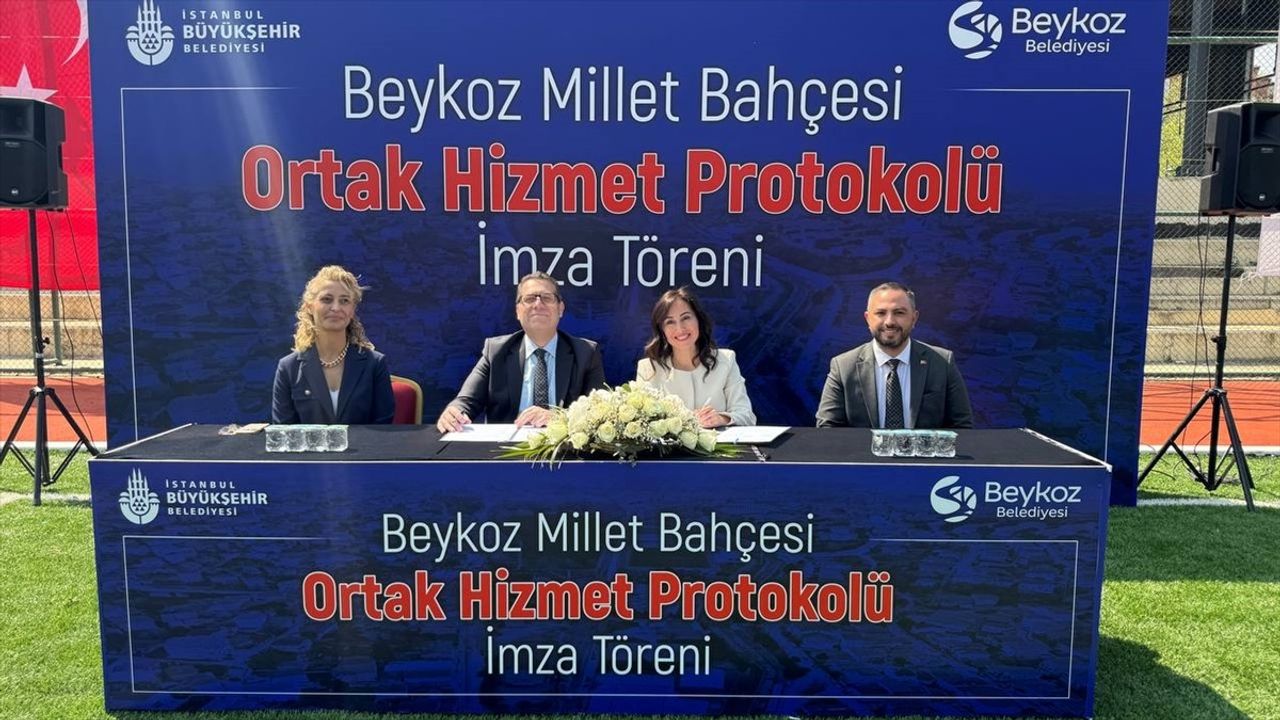 Beykoz Millet Bahçesi Ortak Hizmet Protokolü İmzalandı