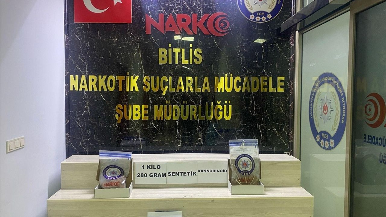 Bitlis'te Uyuşturucu Operasyonu: 4 Kilo 297 Gram Uyuşturucu Ele Geçirildi