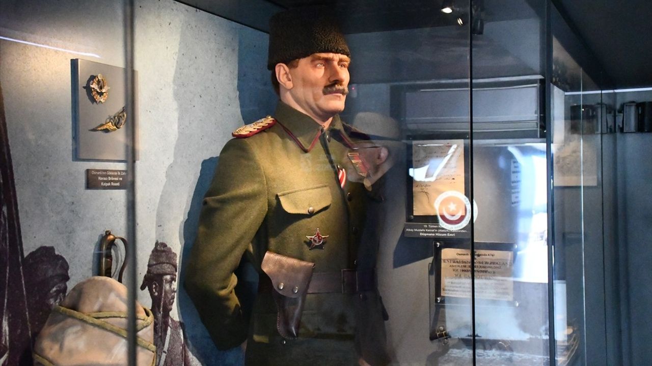 Çanakkale Savaşları Mobil Müzesi Ohri'de Açıldı