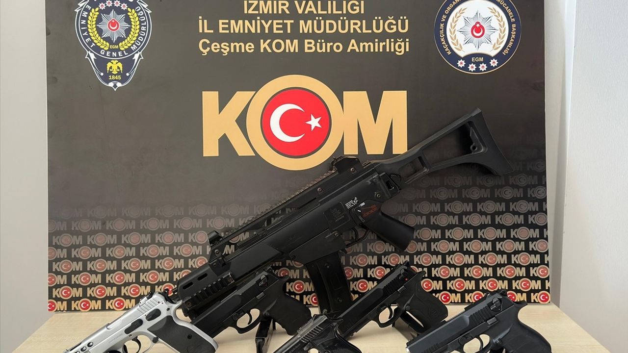 Çeşme'de Suç Örgütü Operasyonunda 4 Şüpheli Tutuklandı