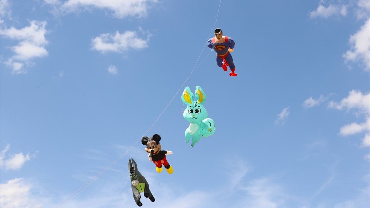 Dünyanın En Uzun Adamı Sultan Kösen, Uçurtma Şenliğinde Yer Aldı