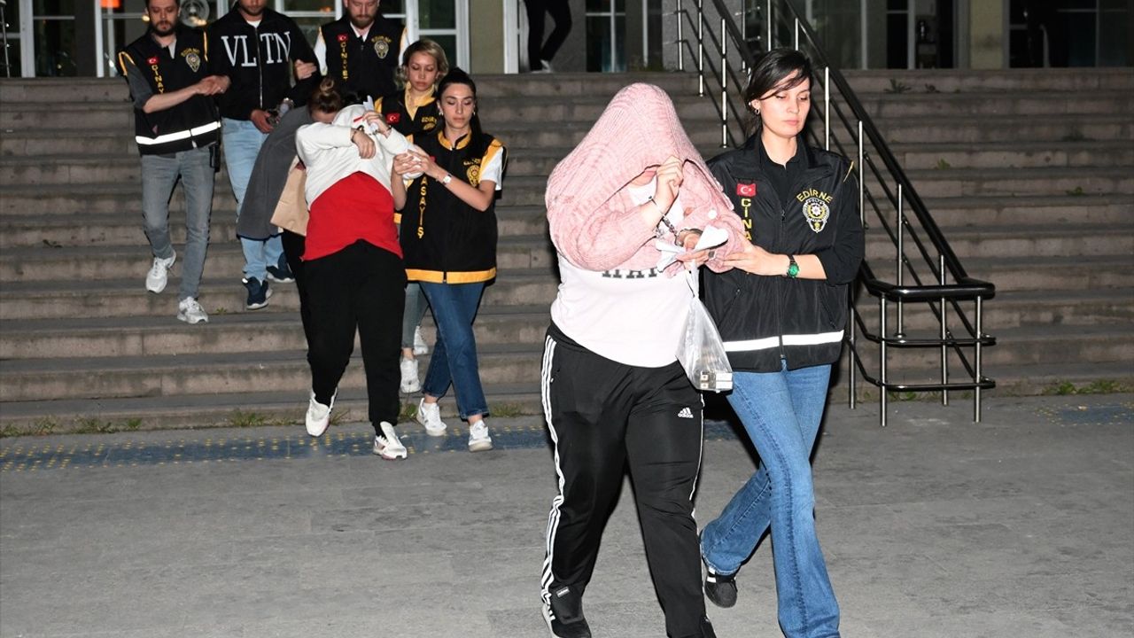 Edirne'de Fuhuş Operasyonu: 4 Şüpheli Tutuklandı