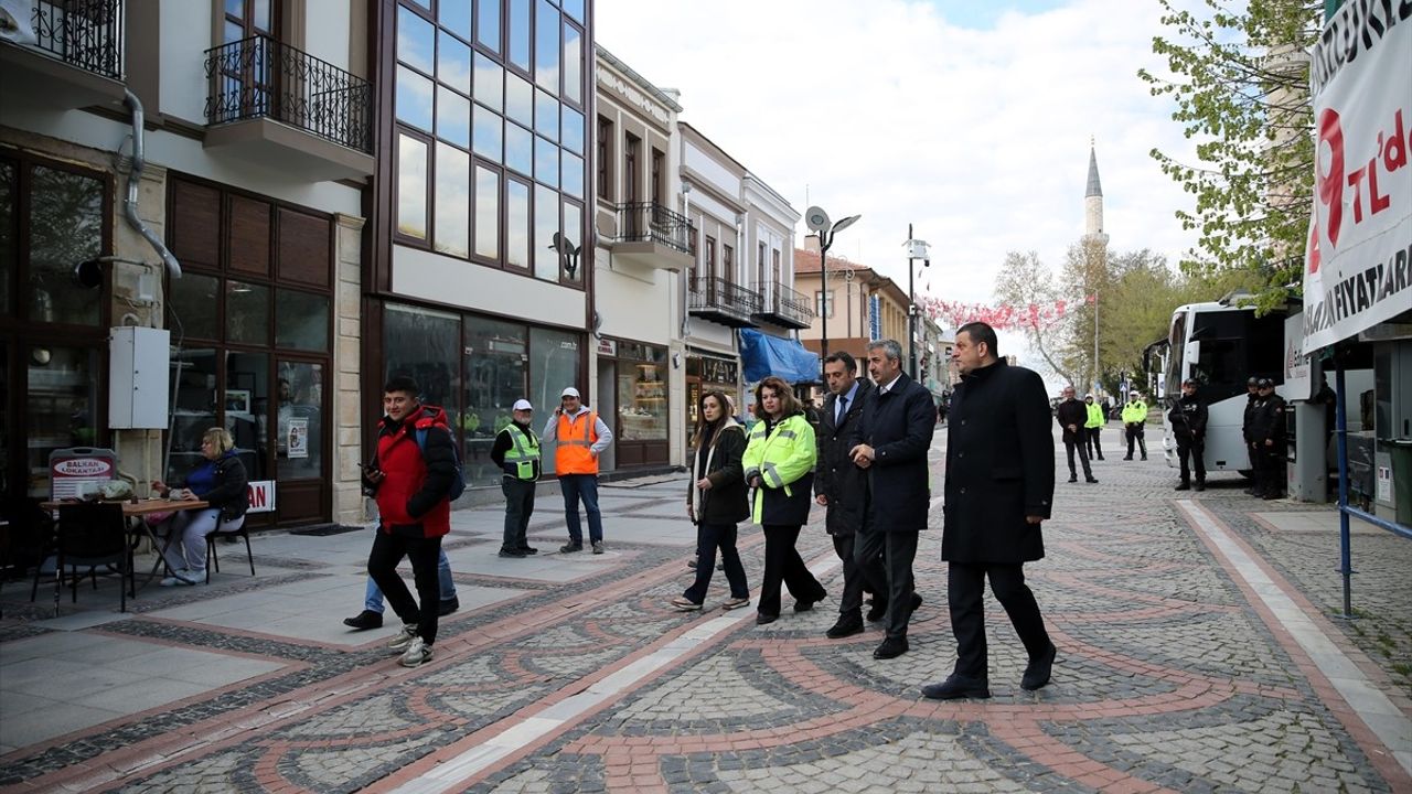 Edirne'de Tarihi Dokunun Korunması İçin Sağlıklaştırma Projesi Devam Ediyor