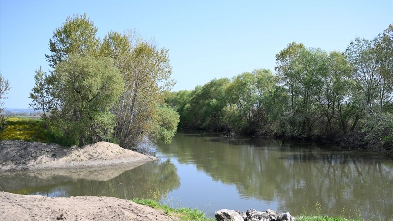Edirne'de Tunca Nehri Temizlik Çalışmaları Başladı