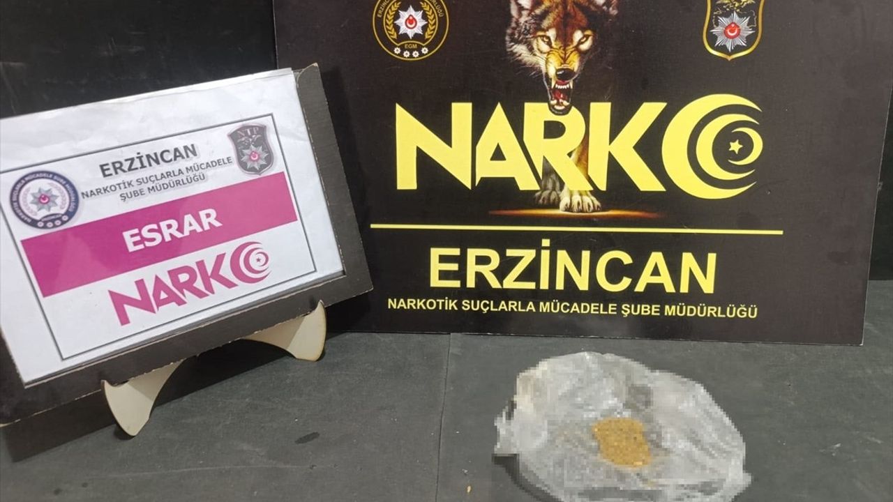 Erzincan'da Uyuşturucu Operasyonu: 9 Şüpheli Gözaltına Alındı
