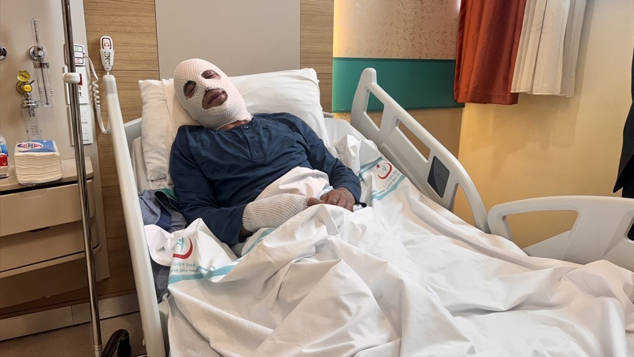 Erzurum'da Isıtan Genç, Sprey Boya Tüpünden Alev Alarak Yaralandı
