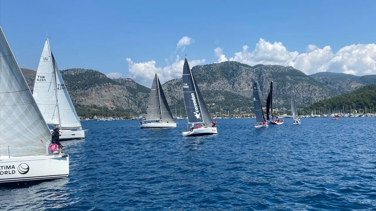 Göcek Kış Trofesi Yat Yarışları'nın 4. Ayağı Fethiye'de Başladı