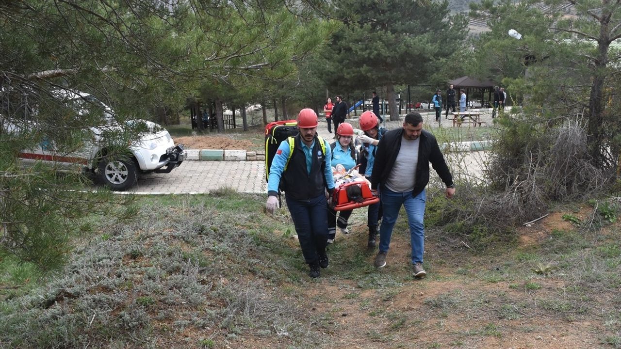 Gümüşhane'de UMKE Tatbikatı Gerçekleştirildi