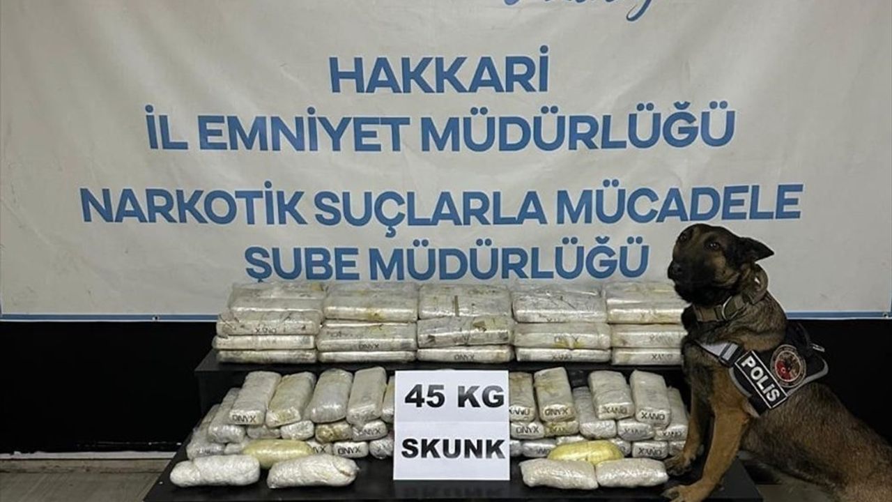 Hakkari Yüksekova'da Tırın Dorsesinde Uyuşturucu Operasyonu: 61 Kilogram Ele Geçirildi