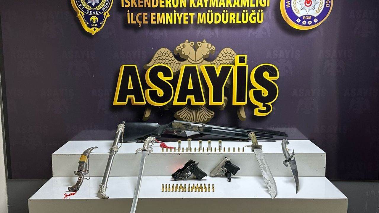 Hatay'da Asayiş Operasyonu: Üç Şüpheli Gözaltında
