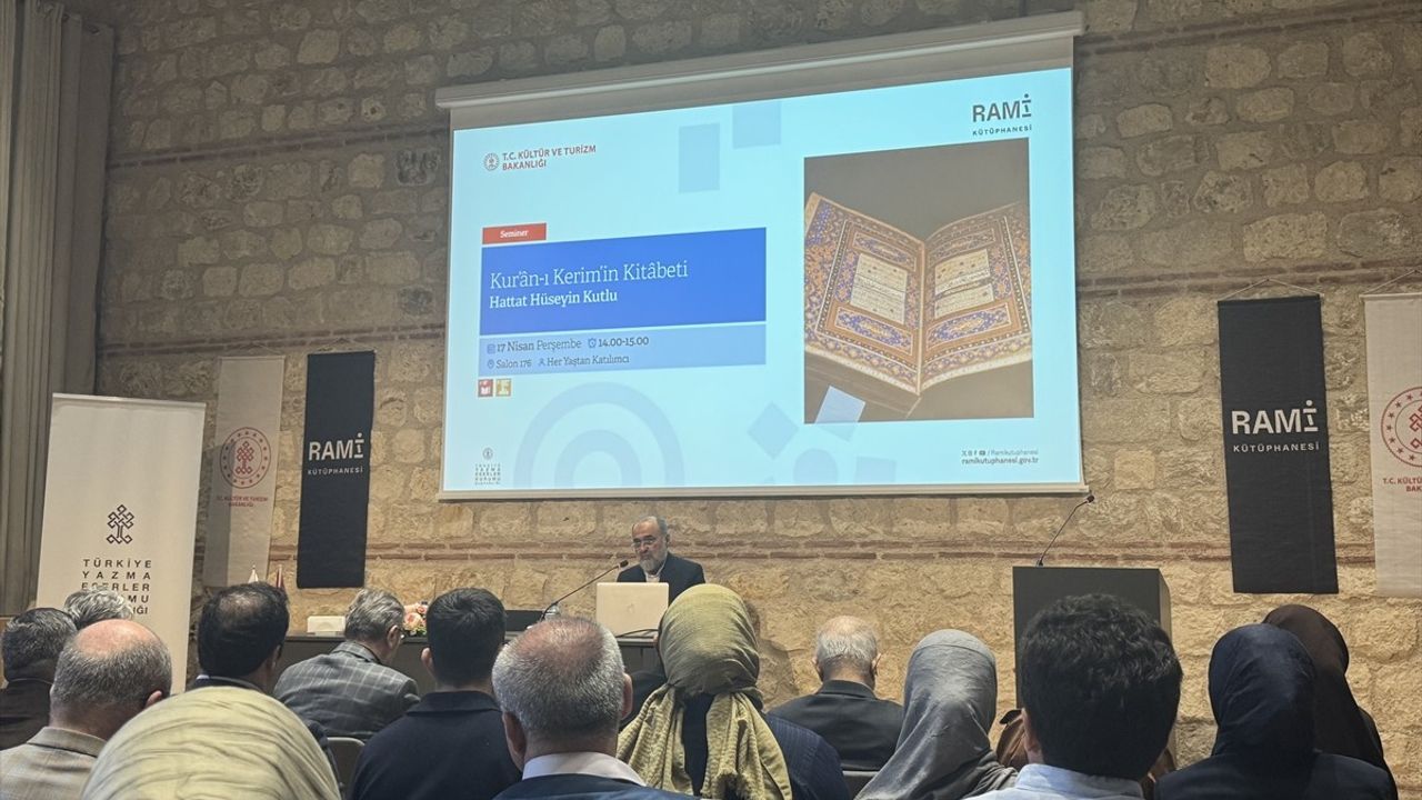 Hattat Hüseyin Kutlu, İstanbul Mushafı ile Mushaf Sanatları Tarihini Tanımlıyor
