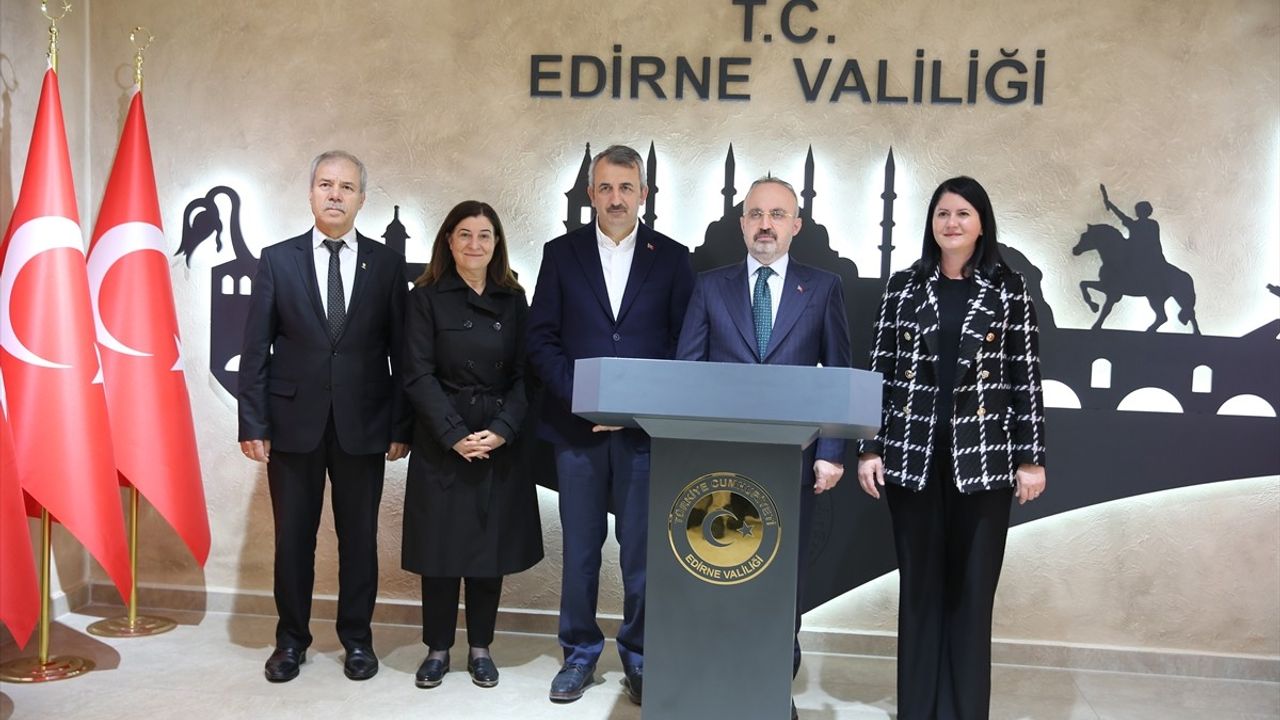 İçişleri Bakan Yardımcısı Bülent Turan, Edirne'de Doğal Yaşam Alanı İncelemelerinde Bulundu