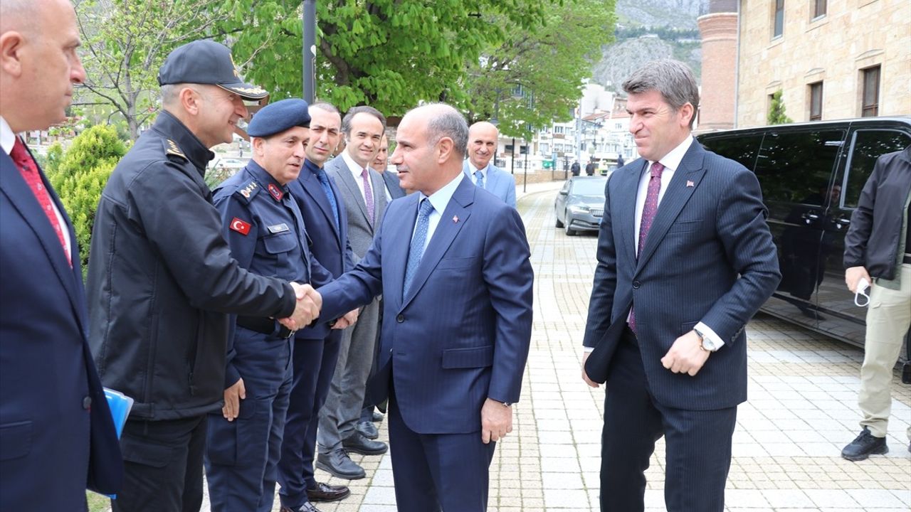 İçişleri Bakan Yardımcısı Mehmet Aktaş Amasya Valiliğini Ziyaret Etti