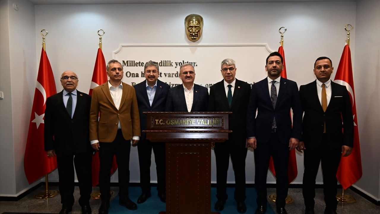 İçişleri Bakan Yardımcısı Münir Karaloğlu’nun Osmaniye Ziyareti ve İncelemeleri