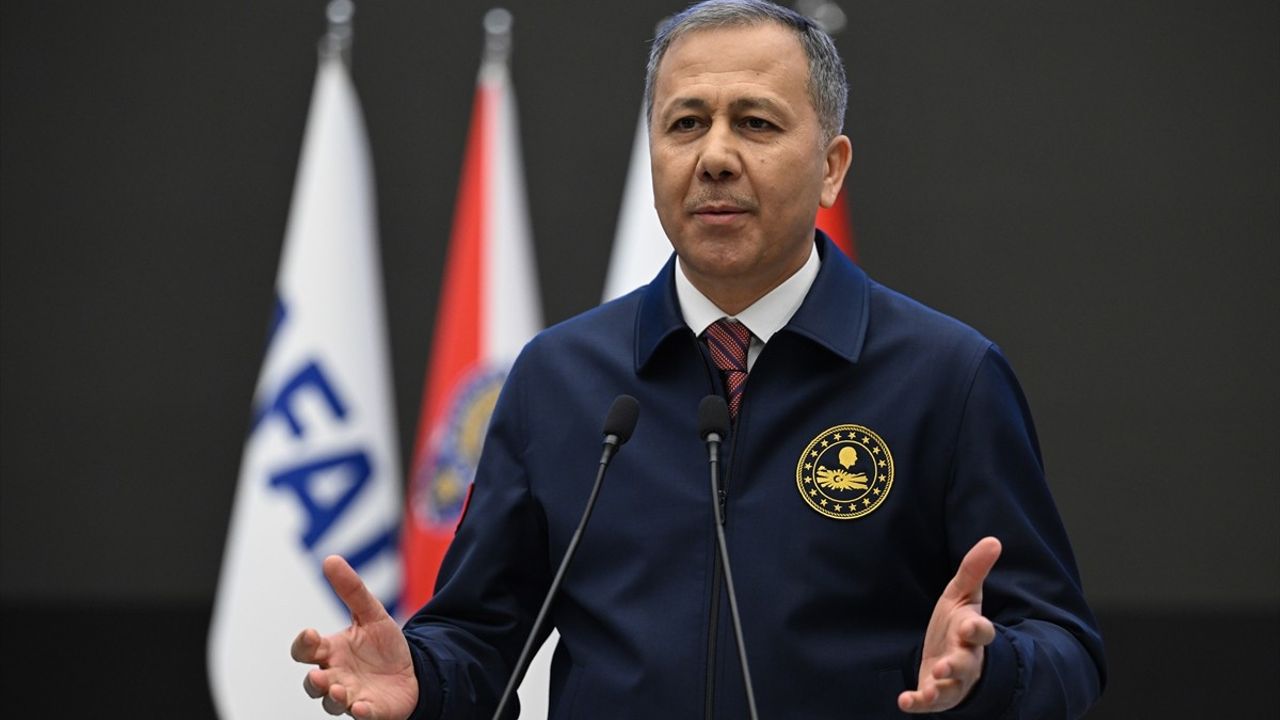 İçişleri Bakanı Yerlikaya'dan Narkokapan-Ankara Operasyonu Açıklaması