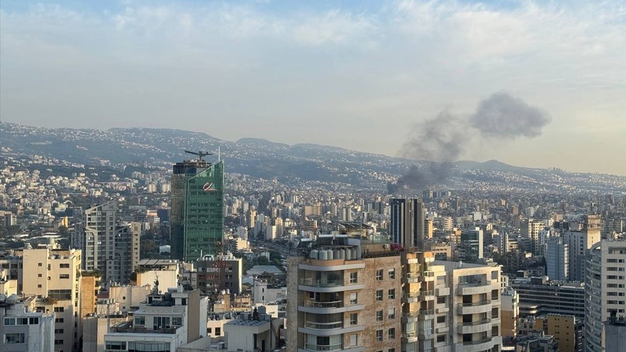 İsrail Ordusu, Beyrut'un Güneyine Hava Saldırısı Düzenledi