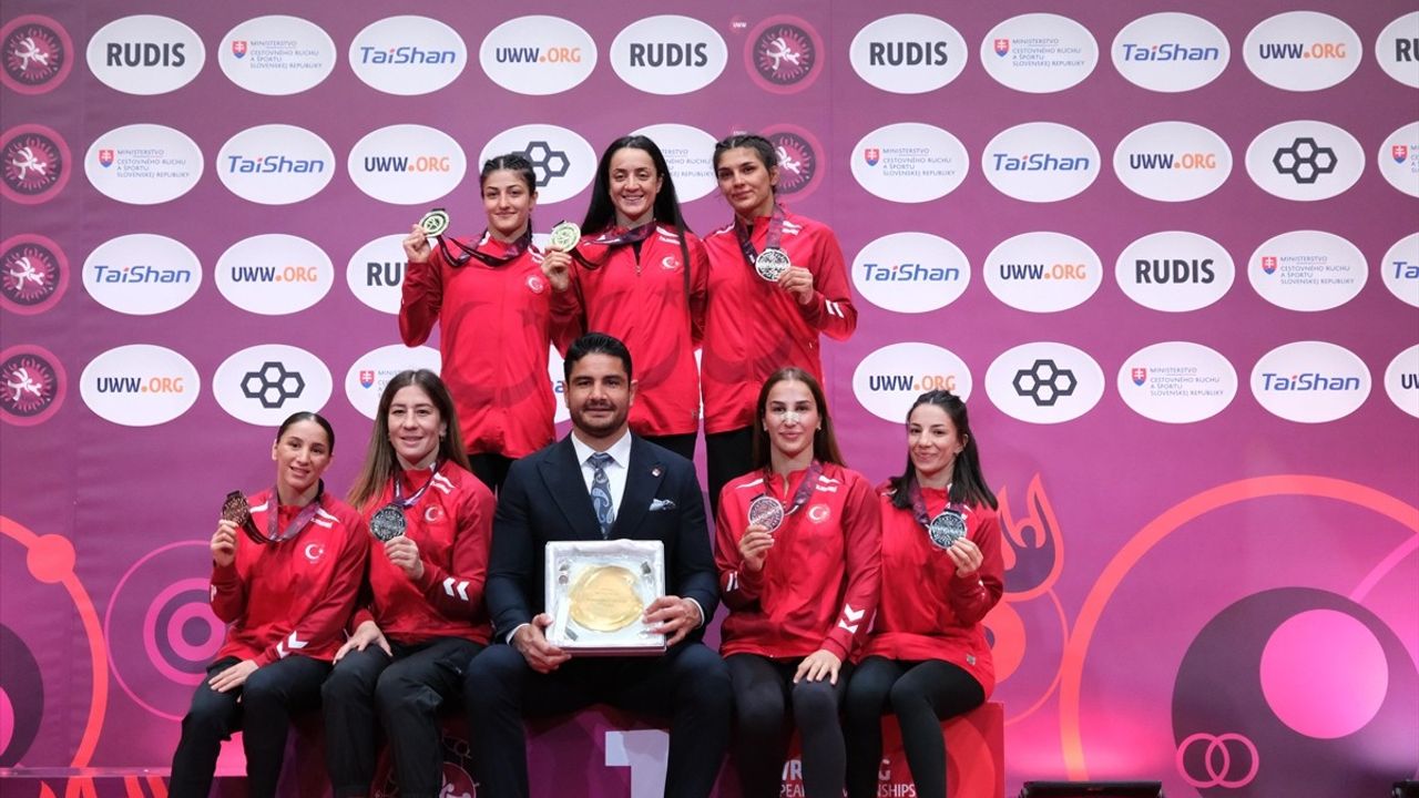 Kadın Güreş Milli Takımı, Avrupa İkincisi Olmayı Başardı