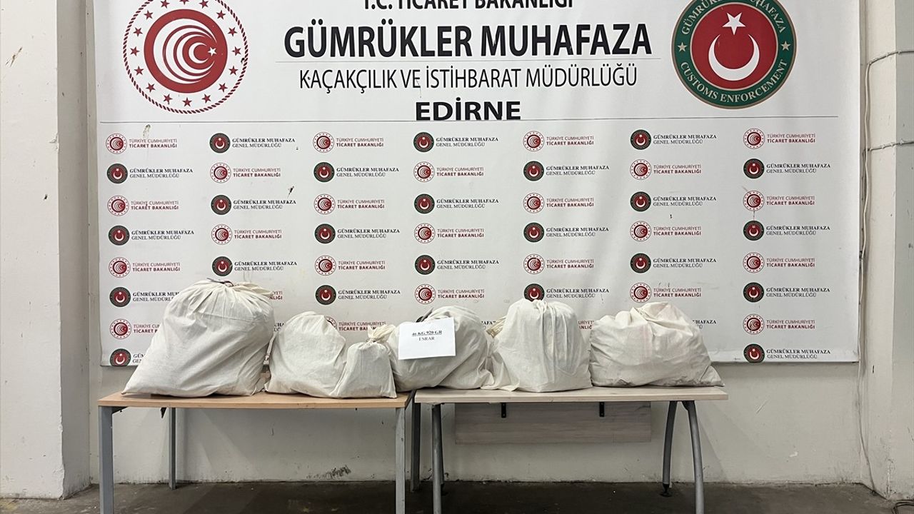 Kapıkule Sınır Kapısı'nda 46 Kilo Uyuşturucu Ele Geçirildi