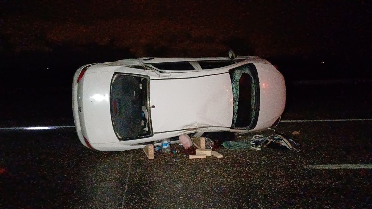 Karabük'te Devriye Otomobil Kazasında 5 Kişi Yaralandı