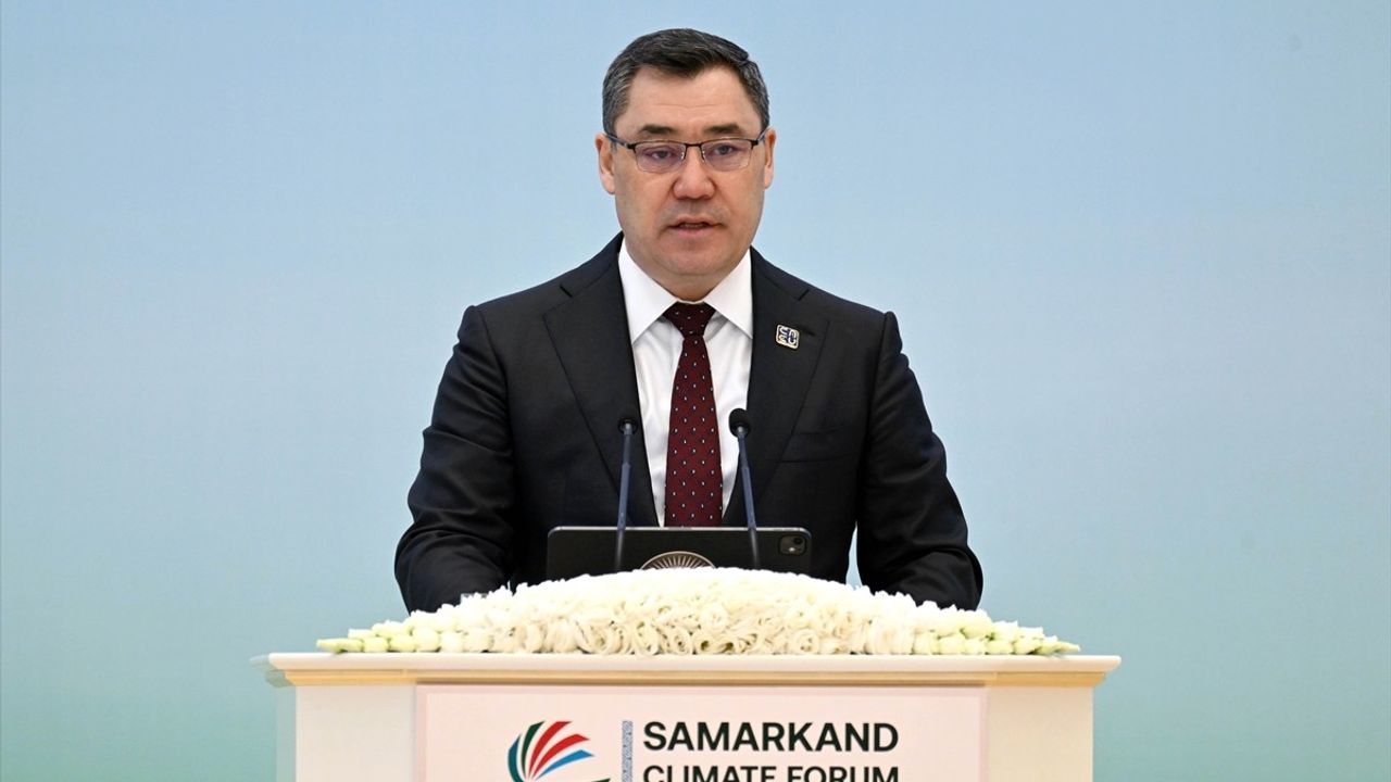 Kırgızistan Cumhurbaşkanı Caparov, İklim Finansmanının Yetersizliğini Vurguladı