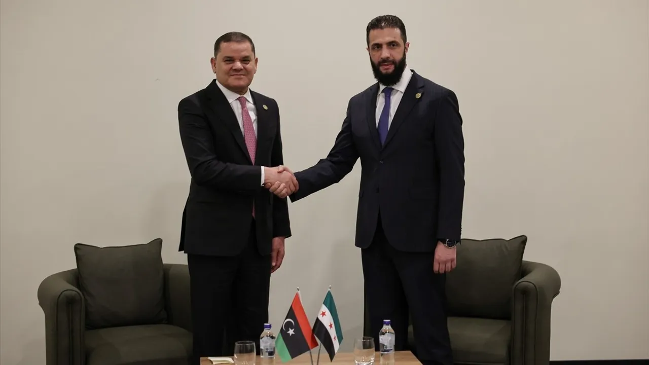 Libya Başbakanı Dibeybe, Antalya Diplomasi Forumu’nda Suriye Cumhurbaşkanı Şara ile Görüştü