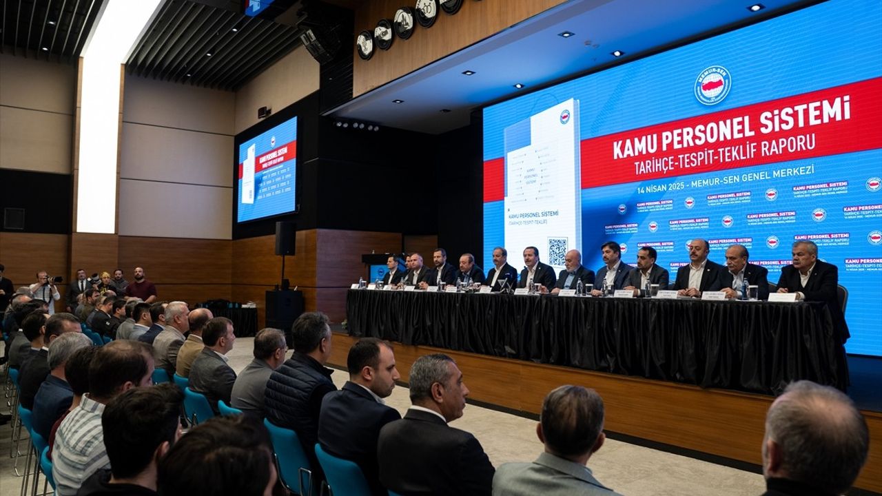 Memur-Sen Kamu Personel Sistemi Raporunu Açıkladı