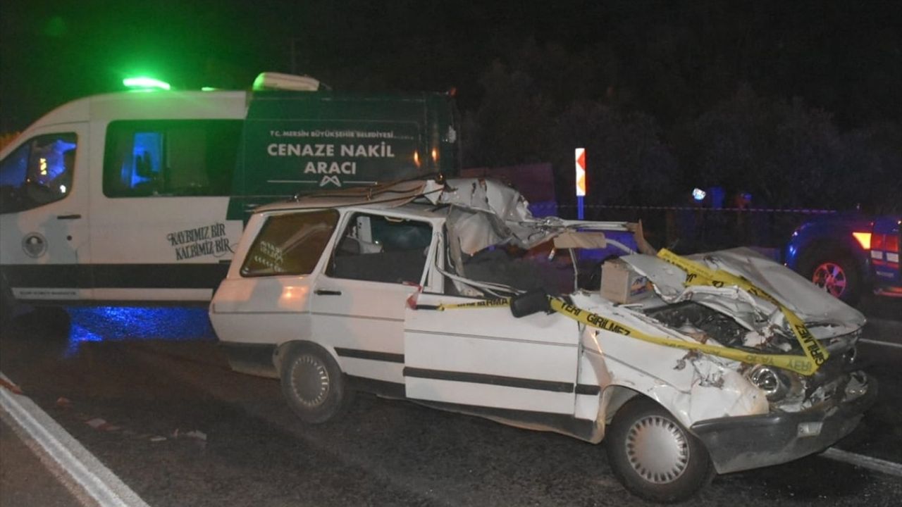 Mersin'de Otomobil ile Tır Çarpışması: Bir Ölü