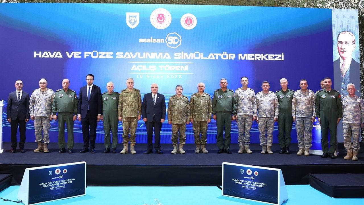 Milli Savunma Bakanı Güler, Hava ve Füze Savunma Simülatör Merkezi Açılış Töreni'nde