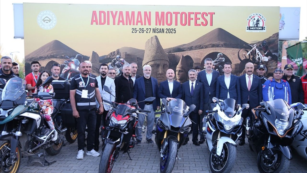 Motosiklet Tutkunları Adıyaman'daki Motofest'te Buluştu
