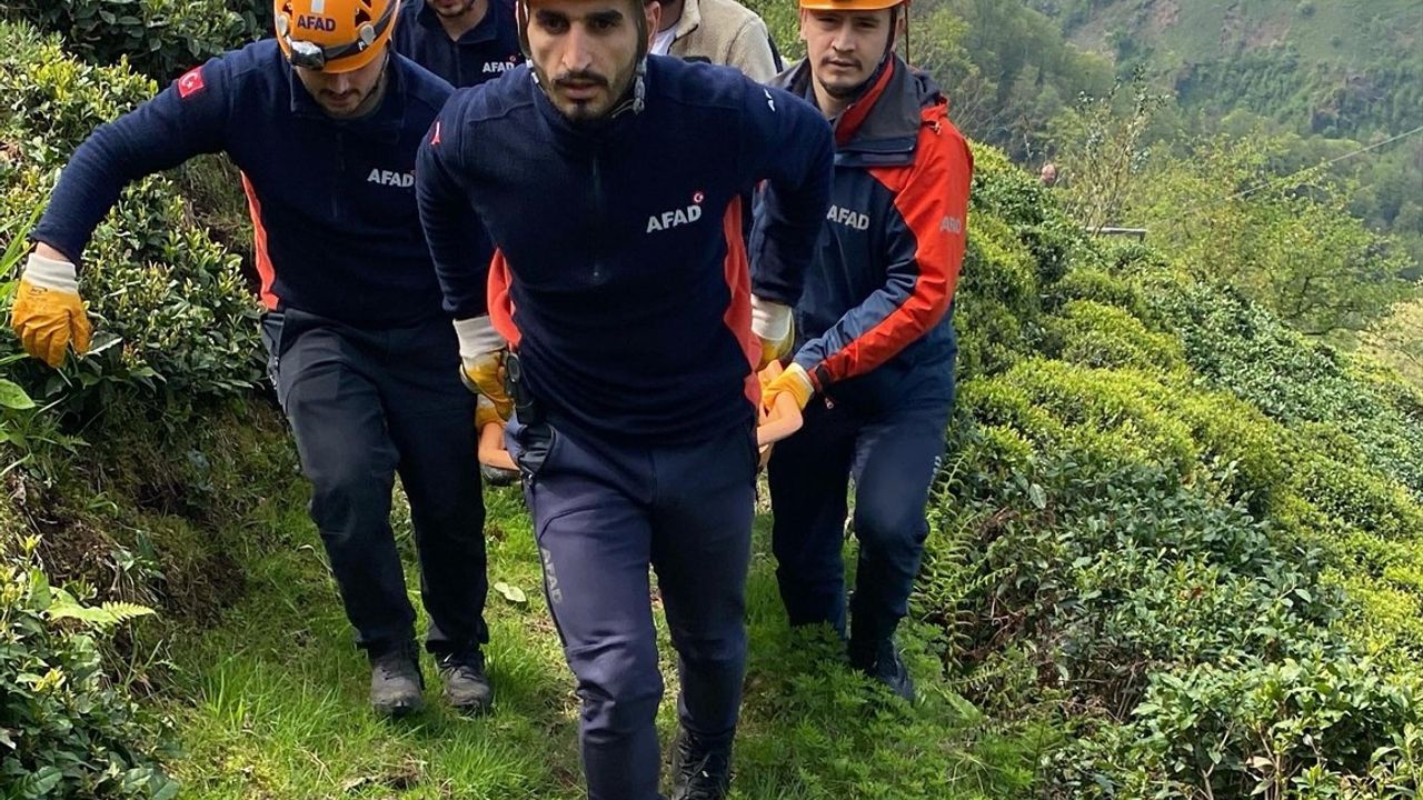 Rize'de İlkel Teleferik Kazası: Bir Kişi Hayatını Kaybetti