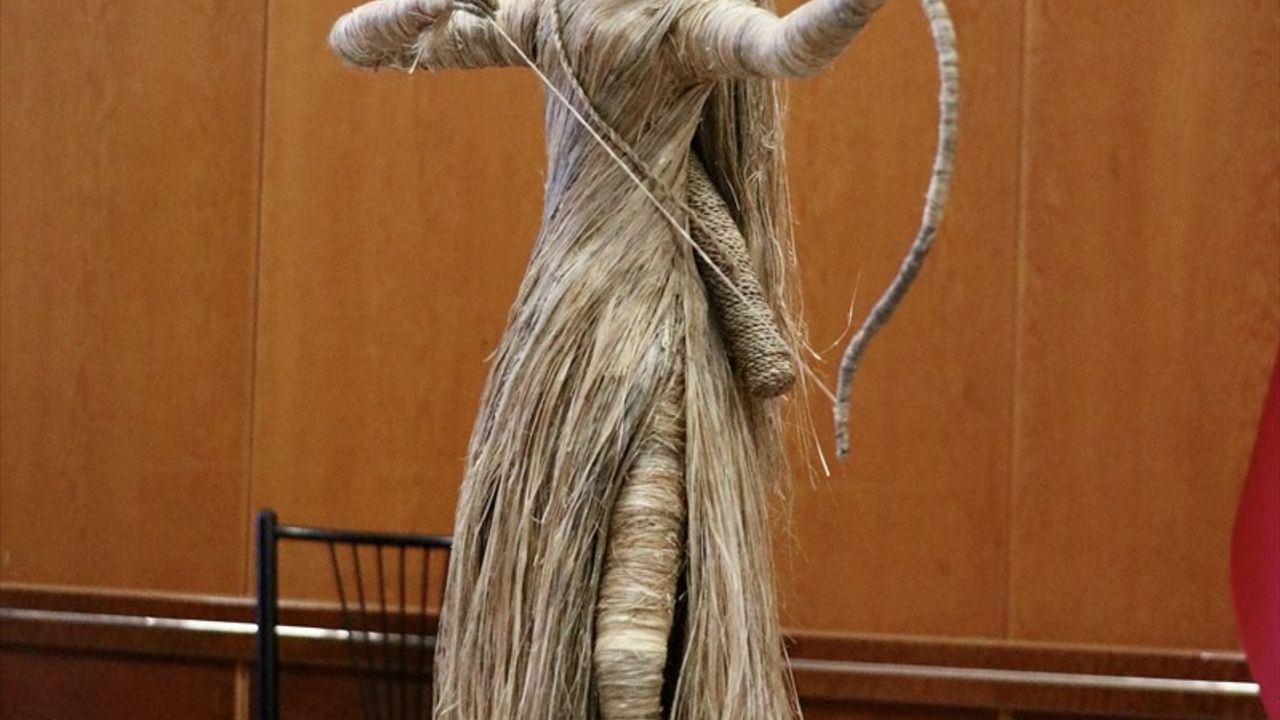 Samsun'da Kadınlar Kenevir Lifleriyle Sanat Yapıyor