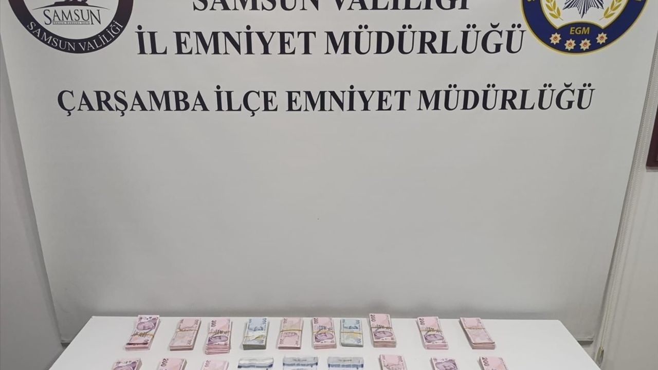 Samsun'da Sahte Altın Satmaya Çalışan İki Şüpheli Yakalandı
