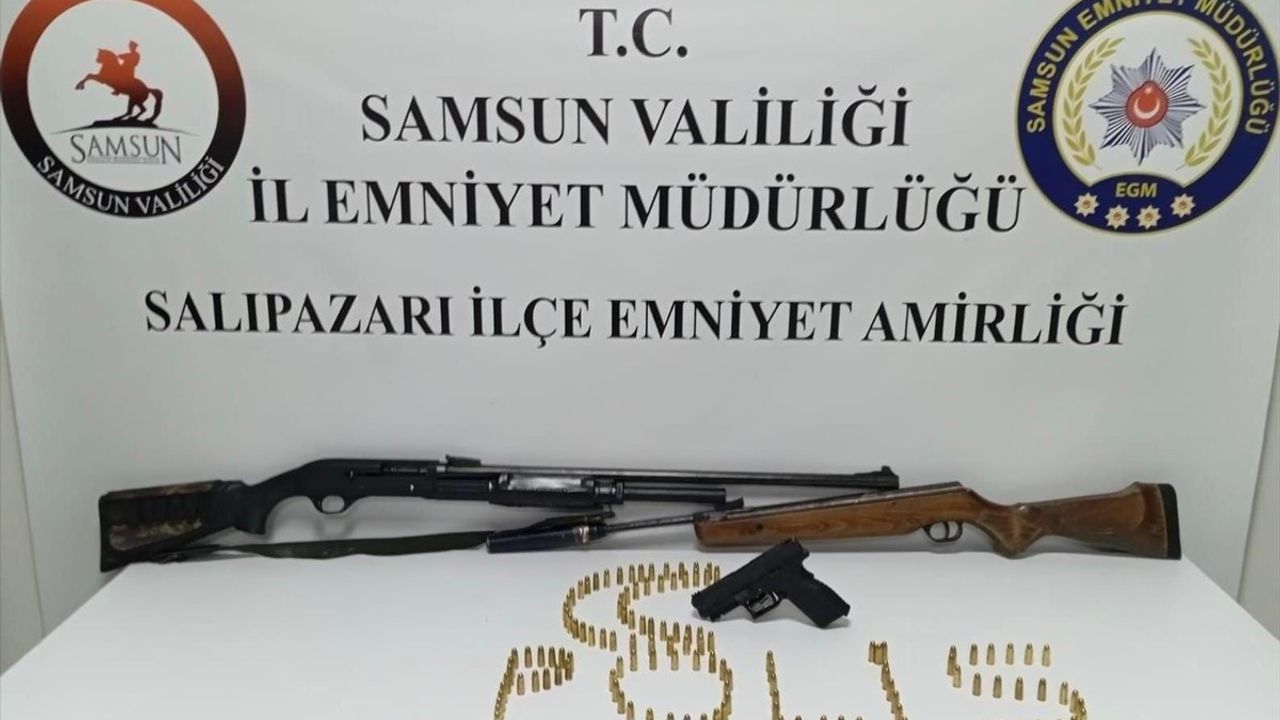 Samsun'da Silah Kaçakçılığı Operasyonu: 3 Şüpheli Gözaltında