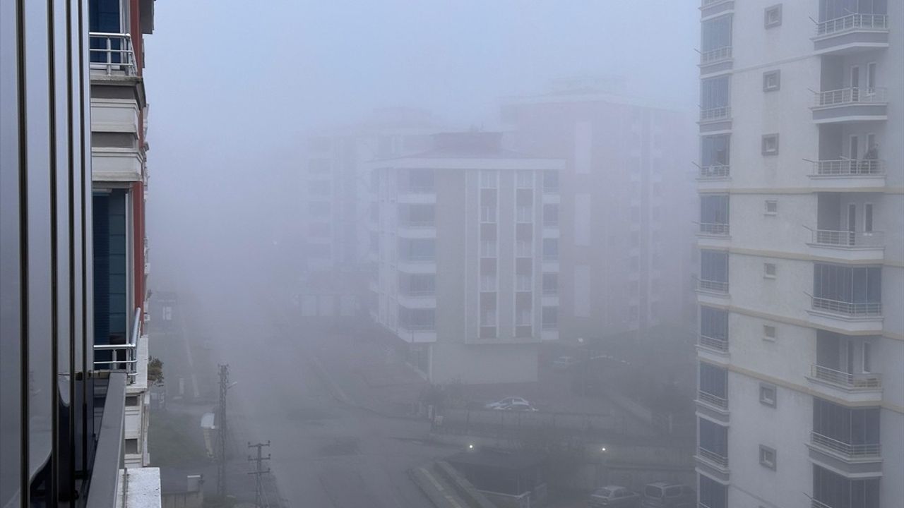 Samsun'da Sis Etkisi: Görüş Mesafesi 30 Metreye Kadar Düştü