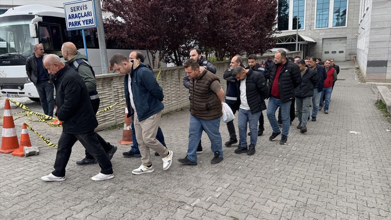Samsun Merkezli 18 İlde "Change" Araç Operasyonu: 30 Şüpheli Adliyeye Sevk Edildi