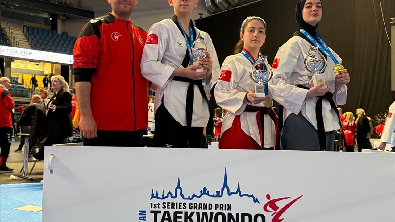 Samsunlu Genç Tekvandocular, Avrupa Şampiyonası'ndan 3 Madalya ile Döndü