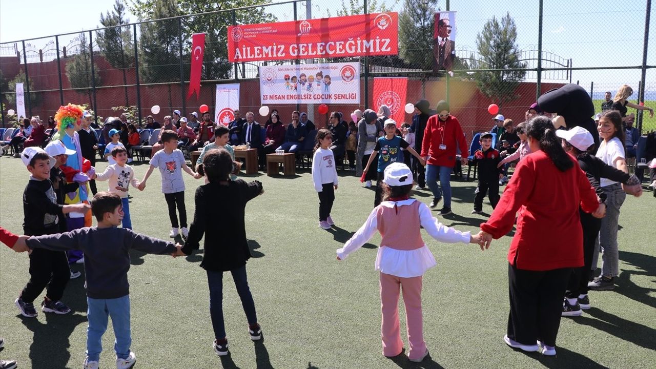 Siirt'te 23 Nisan Engelsiz Çocuk Şenliği Düzenlendi