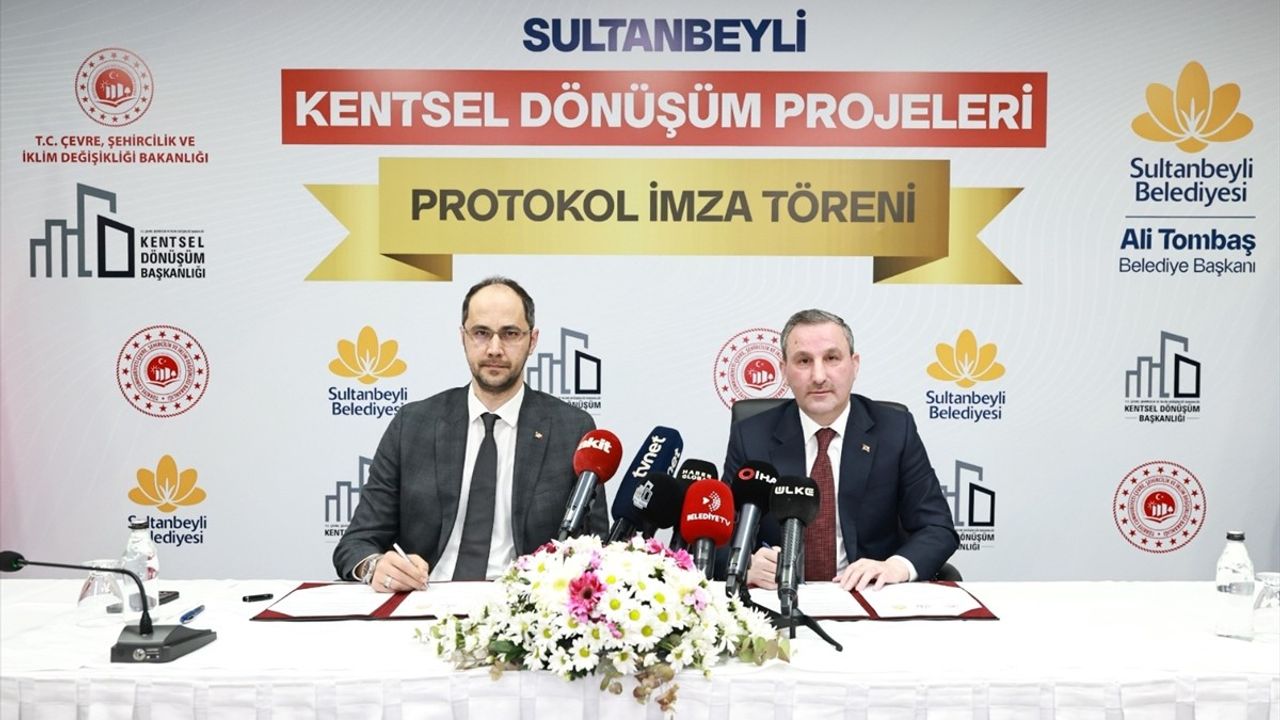 Sultanbeyli Belediyesi ve Kentsel Dönüşüm Başkanlığı Protokol İmzaladı