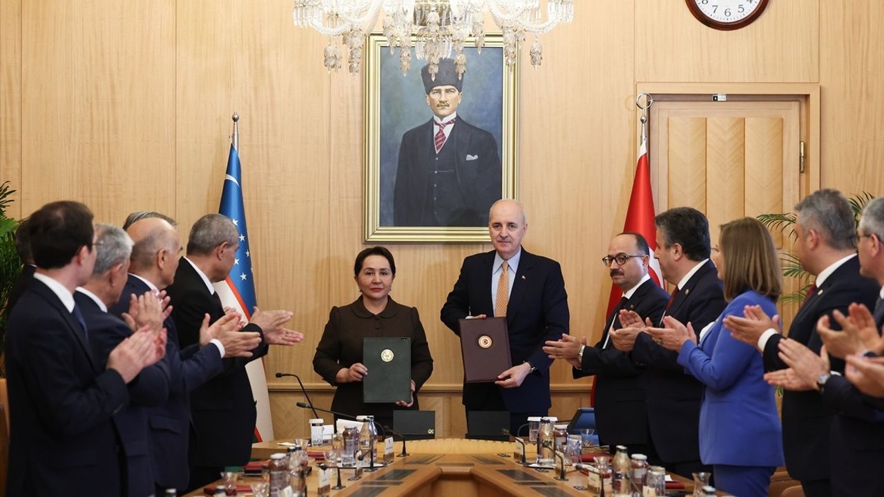 TBMM Başkanı Kurtulmuş, Özbekistan Senato Başkanı Narbayeva ile Görüştü