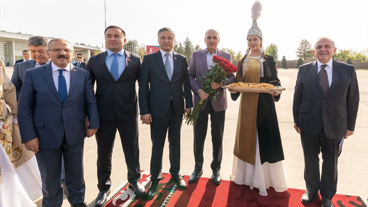 TBMM Başkanı Numan Kurtulmuş, Kırgızistan'da Resmi Temaslarda Bulunuyor
