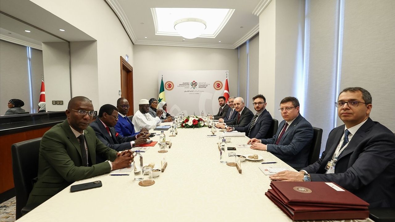 TBMM Başkanı Numan Kurtulmuş, Senegal Ulusal Meclis Başkanı Ndiaye ile Görüştü