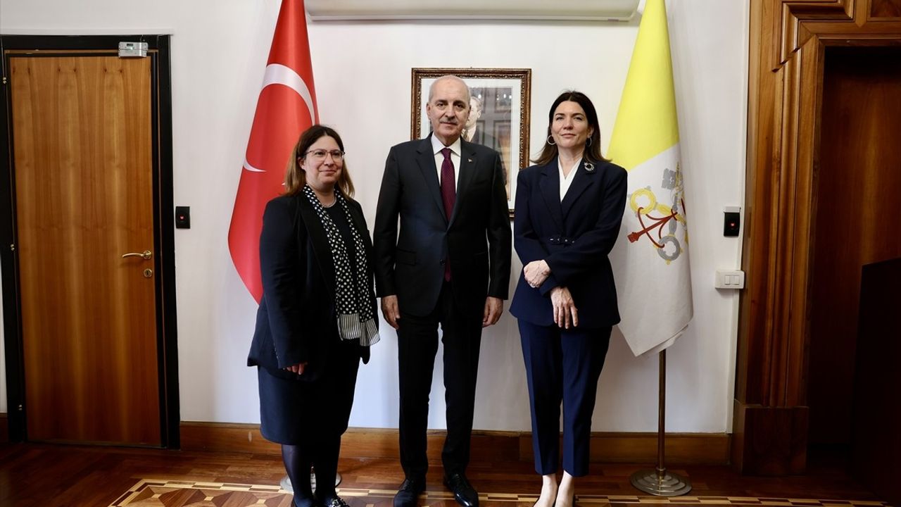 TBMM Başkanı Numan Kurtulmuş, Vatikan Büyükelçiliğini Ziyaret Etti