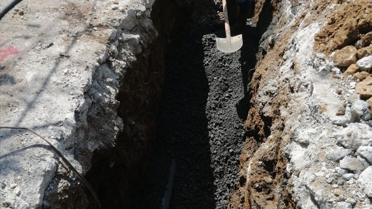 Trabzon Akçaabat'ta Ana Su Hattında Patlama