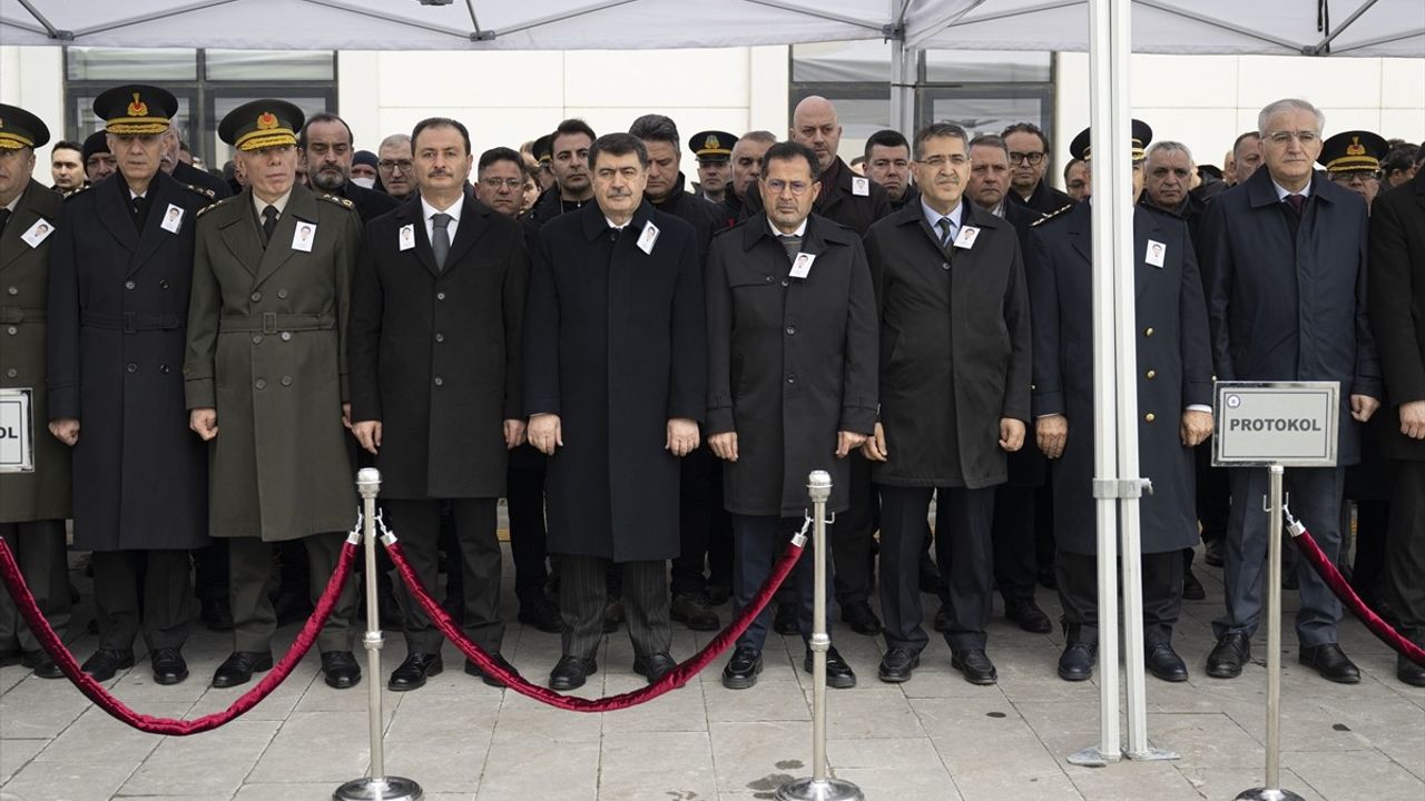 Trafik Kazasında Şehit Olan Polis Memuru İbrahim Güney İçin Resmi Tören Düzenlendi