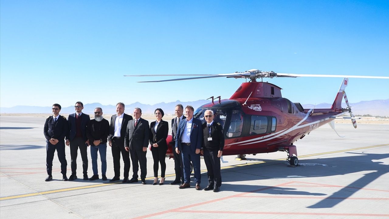 Türkiye ile KKTC Arasında VIP Taksi Helikopter Seferleri Başladı