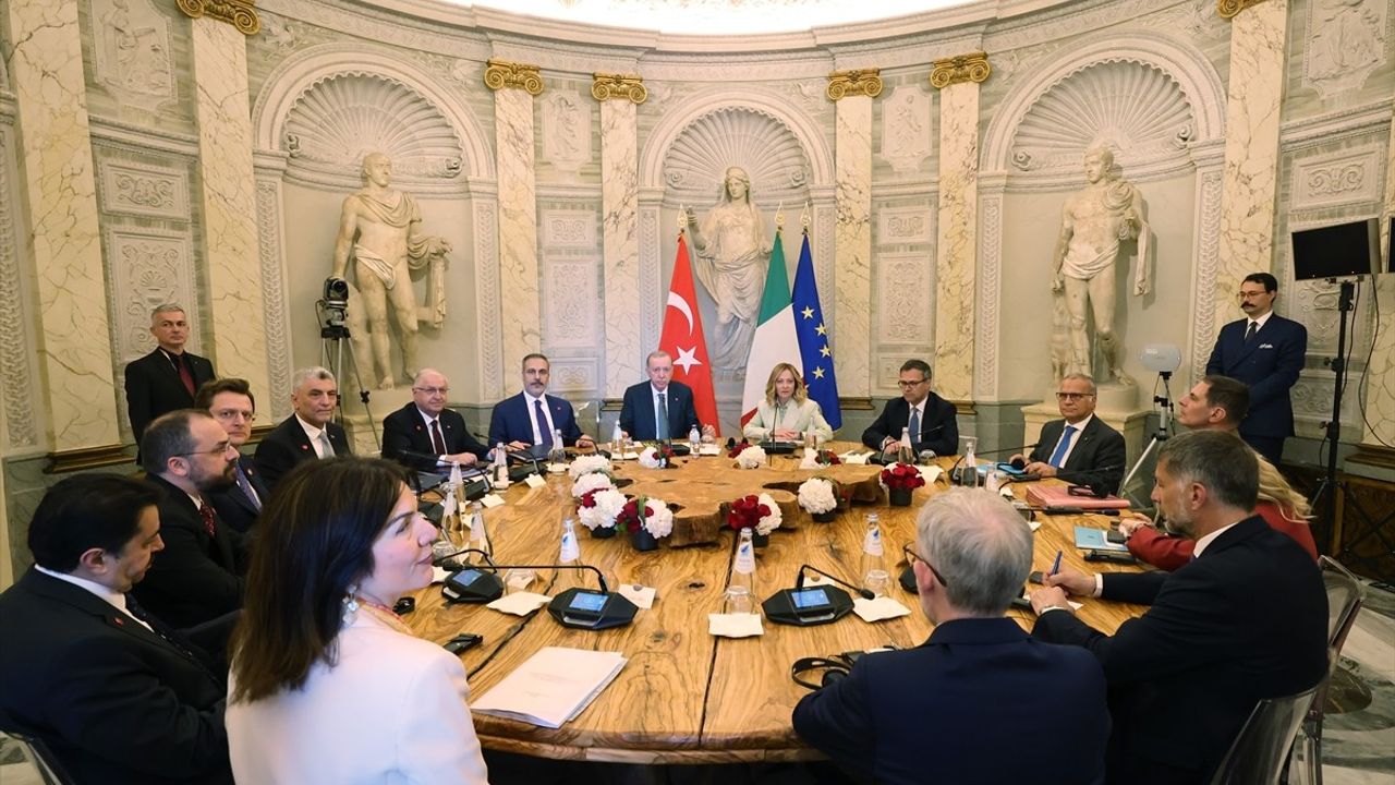 Türkiye-İtalya 4. Hükümetlerarası Zirvesi Başladı