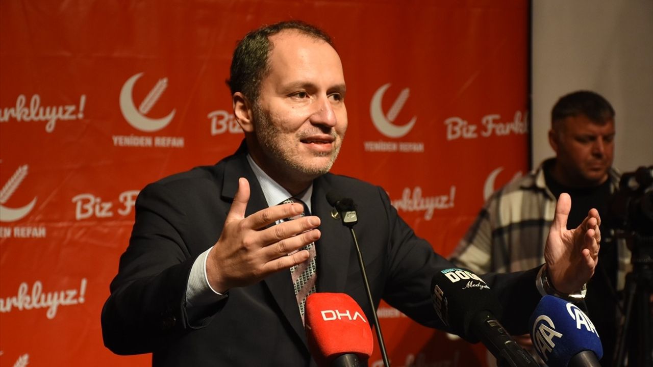 Yeniden Refah Partisi Genel Başkanı Fatih Erbakan Bartın'da İl Kongresine Katıldı