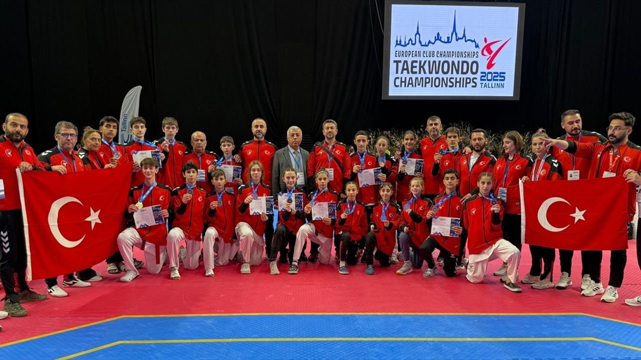 Yıldız Milli Tekvando Takımı, Avrupa Kulüpler Şampiyonası'nda Şampiyonluk Elde Etti