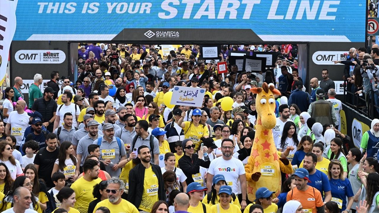 21. Uluslararası Beyrut Maratonu Düzenlendi